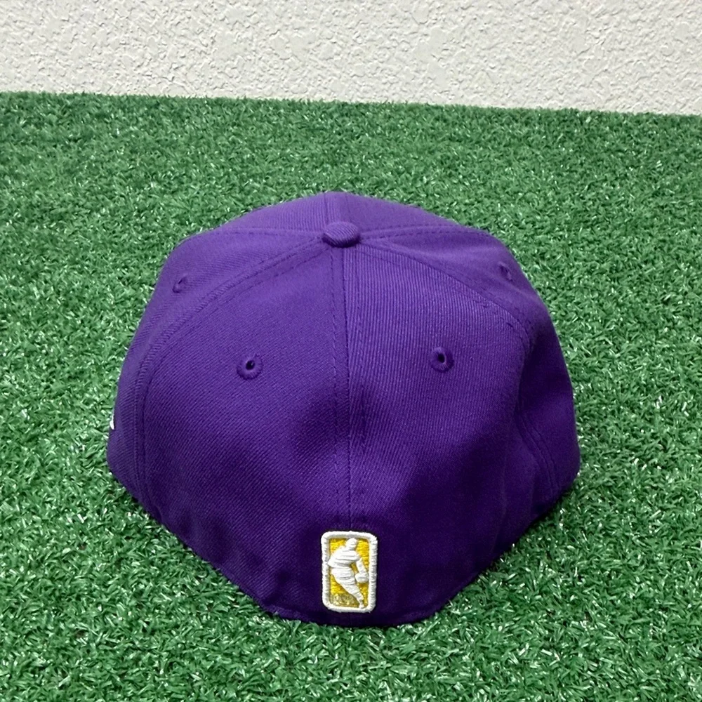 New Era Purple Lakers 59FIFTY Cap - Picture 3 of 6